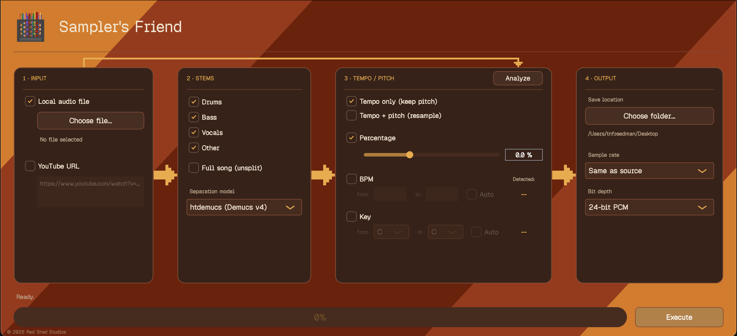 Sampler's Friend application window